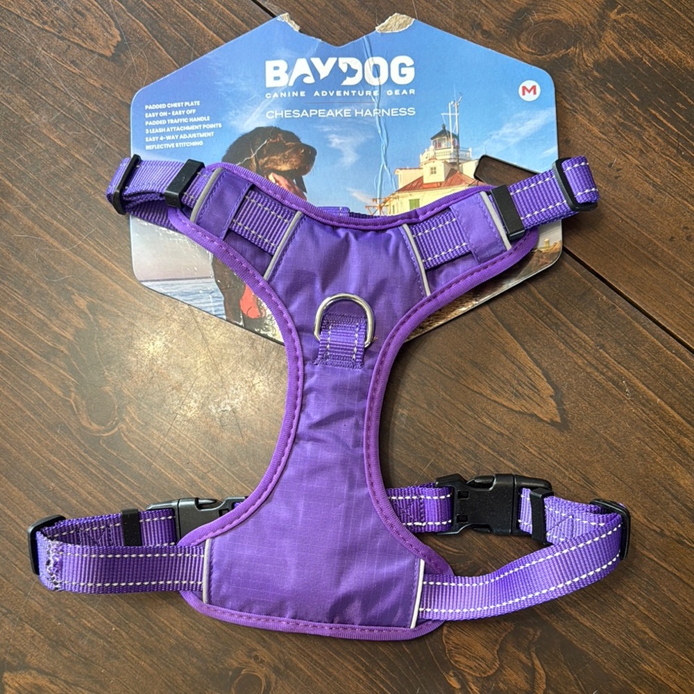 Purple Medium Dog Harness